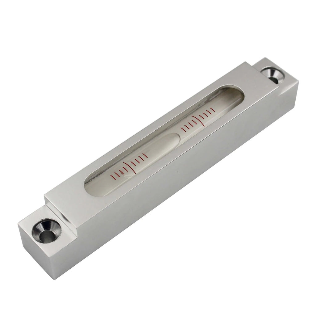 Metal and glass mini spirit level for machine tool measurement with 132mm length