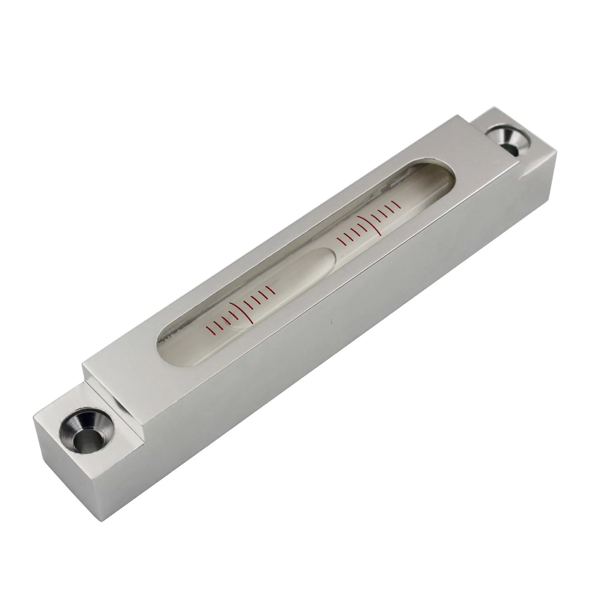 Metal and glass mini spirit level for machine tool measurement with 132mm length