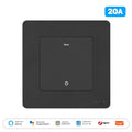 Graffiti Zigbee 3.0 smart switch in white with timing and power monitoring for water heater and air conditioner