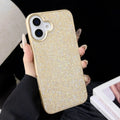 Luxury full diamond handmade phone case for iPhone 17 series in black, pink, light purple, gold, gray or white.