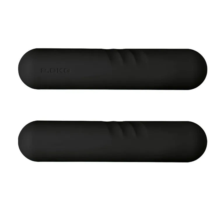 A silicone-edged hand-drawn dumbbell stick in various colours and weight options for fitness training.