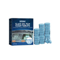 Box of thirty car oil-removing film cleaning effervescent tablets with surfactant formula