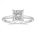 Simple geometric women's ring in 925 sterling silver, available in gold, rose gold, and silver tones.