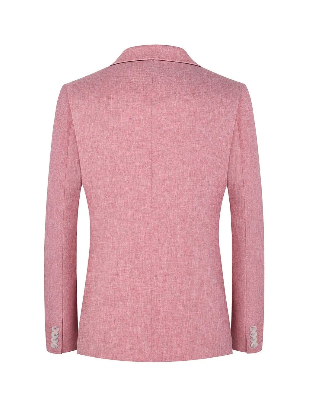 Men's western style casual suit jacket in pink and light blue options for spring summer wear