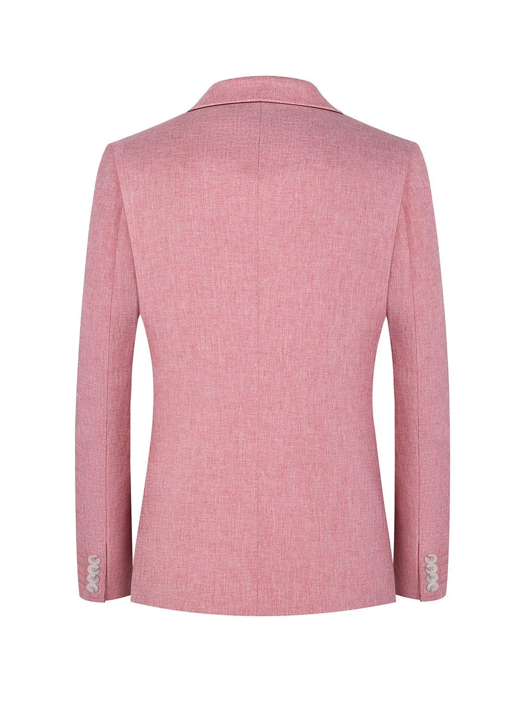 Men's western style casual suit jacket in pink and light blue options for spring summer wear