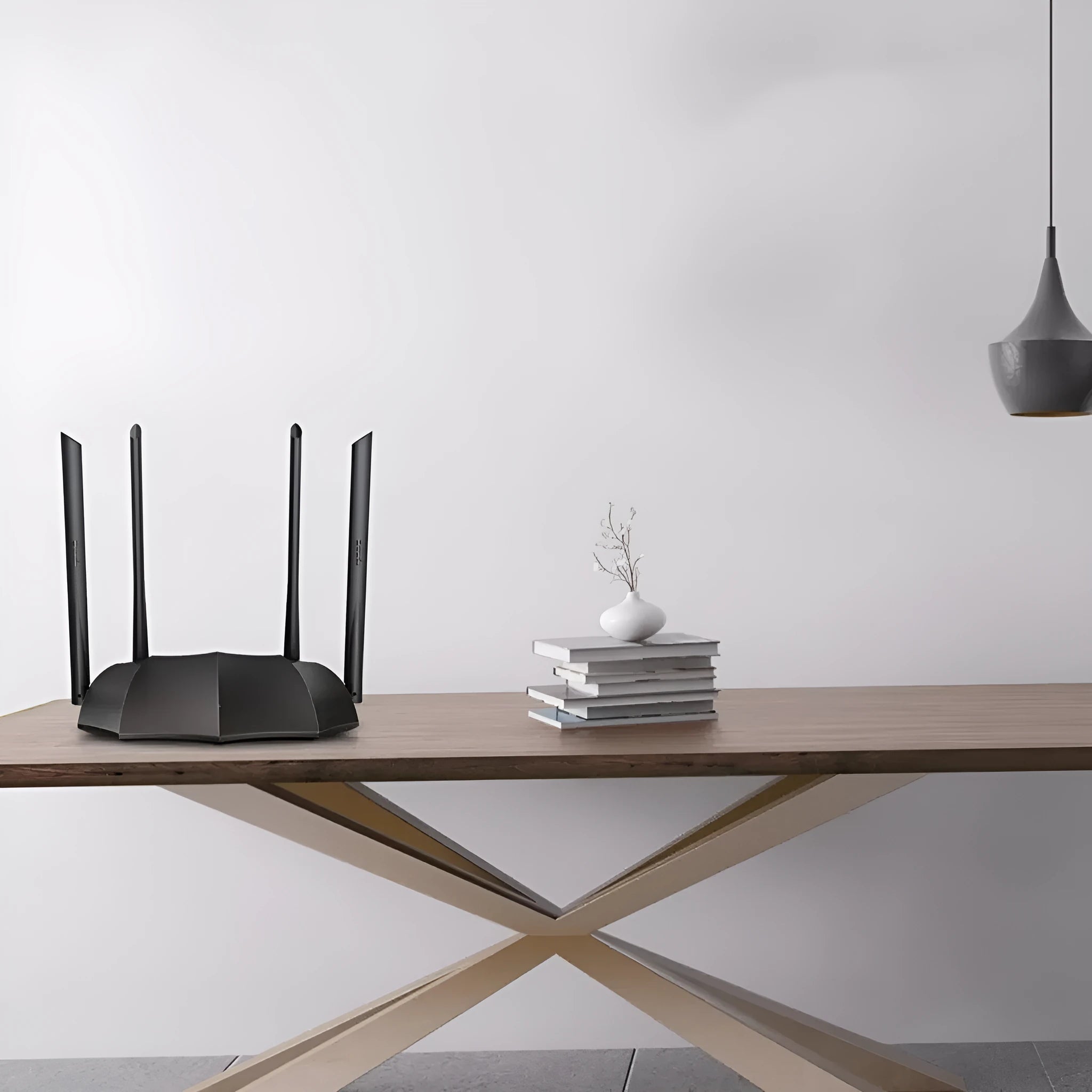 AC8 dual-band wireless gigabit router with dimensions 365mm by 286mm