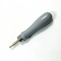 Watch back case remover tool with alloy plastic construction and pry knife tip for mechanical watch repair