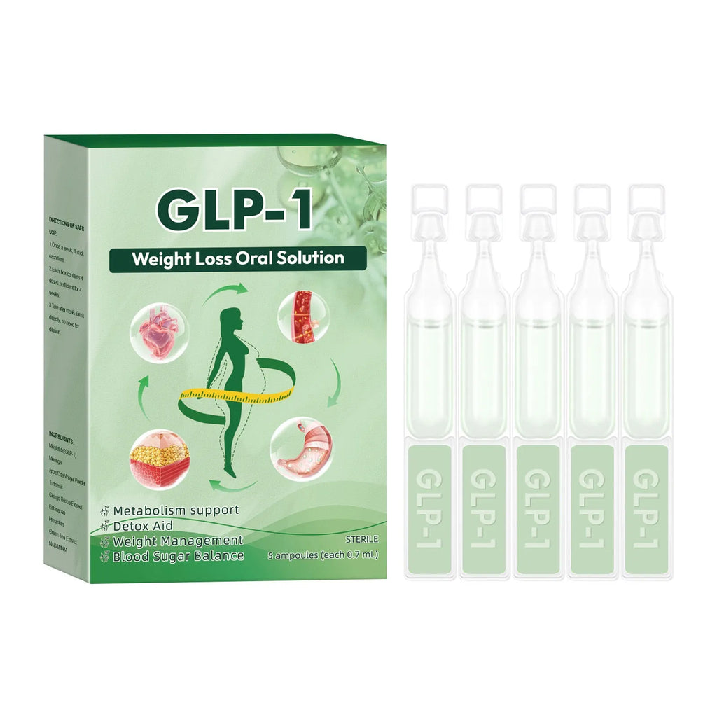 Abdomen slimming body shaping care drops in boxed packaging with 5 pieces and 50g net content