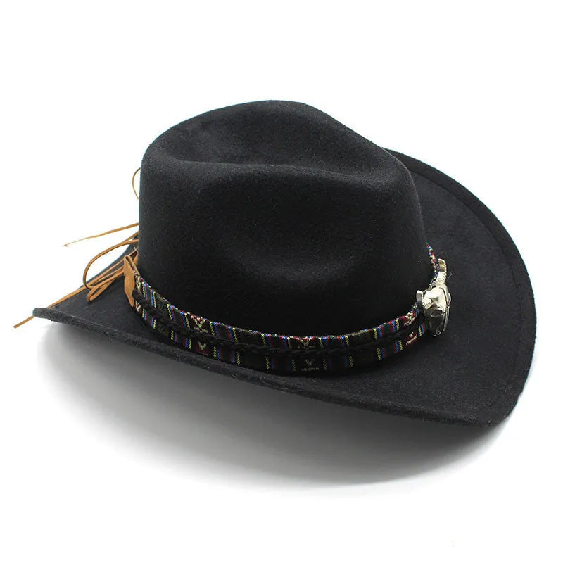 A polyester Western-style cowboy hat with a bell crown, shown in one of 14 available colours.