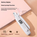 HZ8 White dog nail clippers with angled blades and ergonomic ABS handle