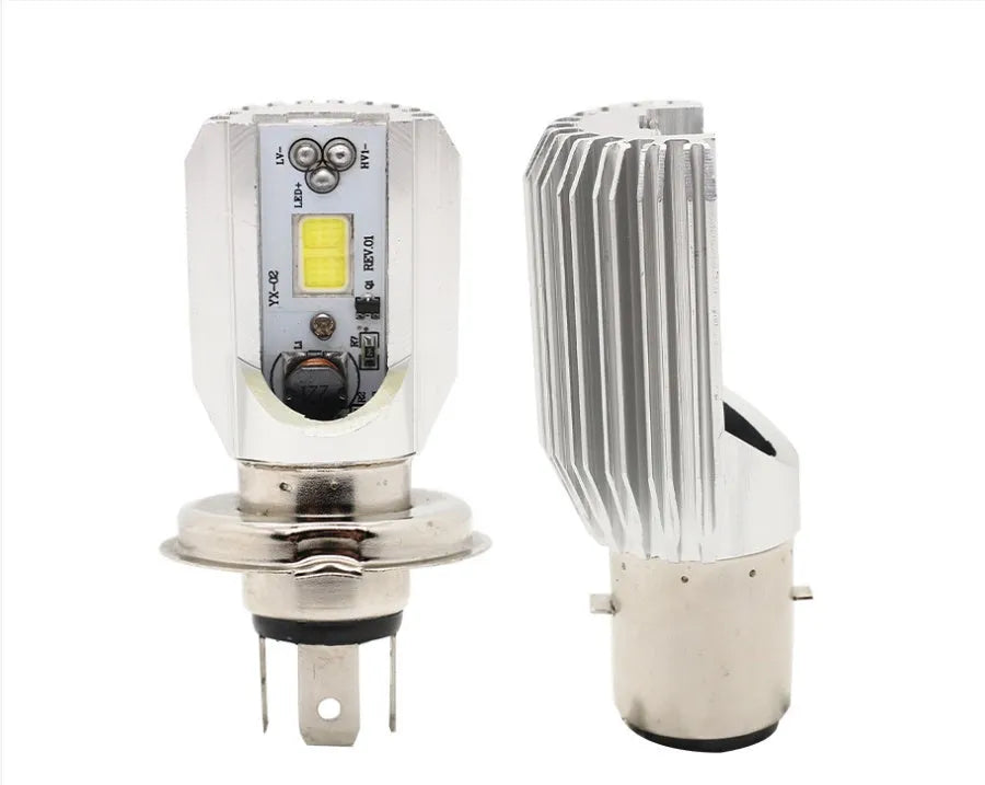 LED high-brightness headlamp with COB 12W chips, aluminium housing, 1200 lumens, 6000K colour temperature