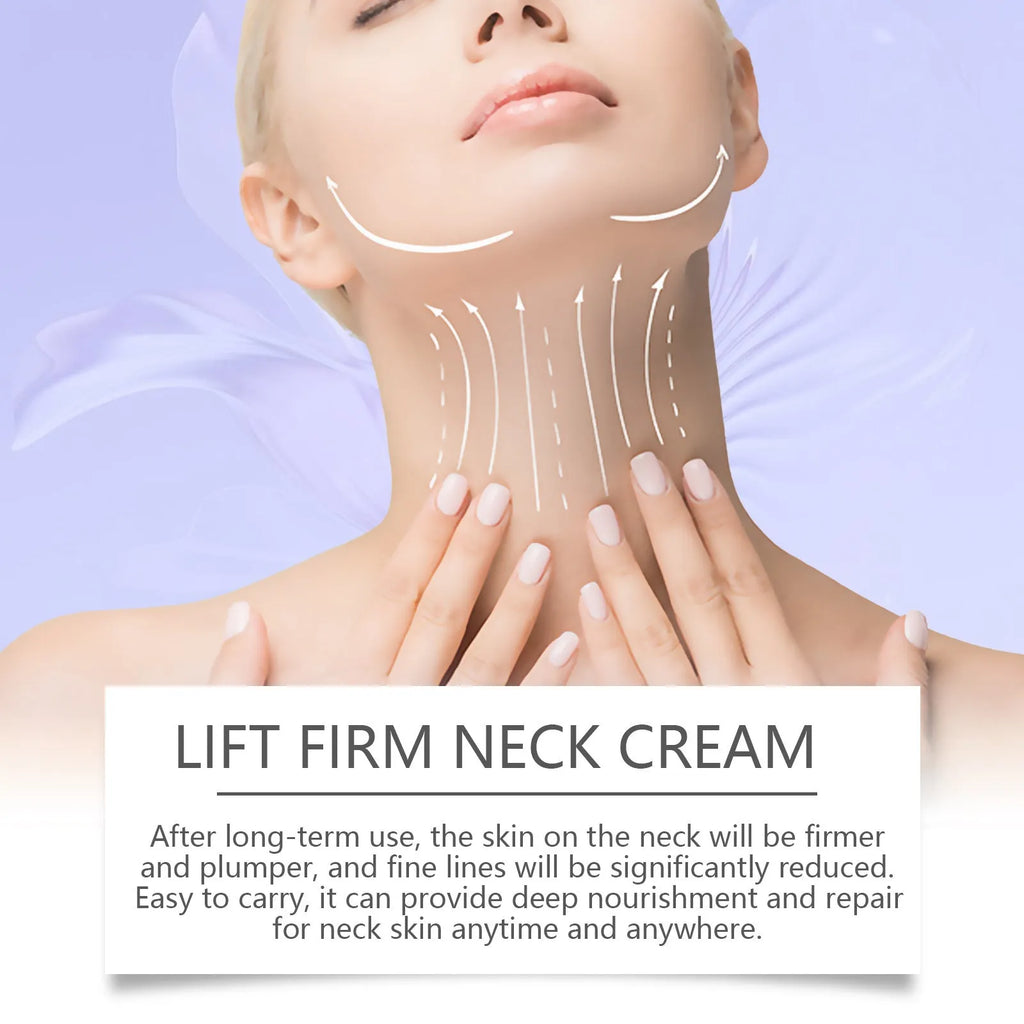 50g jar of neck skin cream for moisturising and firming with hydrolysed hyaluronic acid