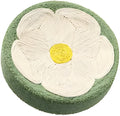 Green round sisal cat scratcher bowl lounge bed, 39cm diameter, for scratching and sleeping.