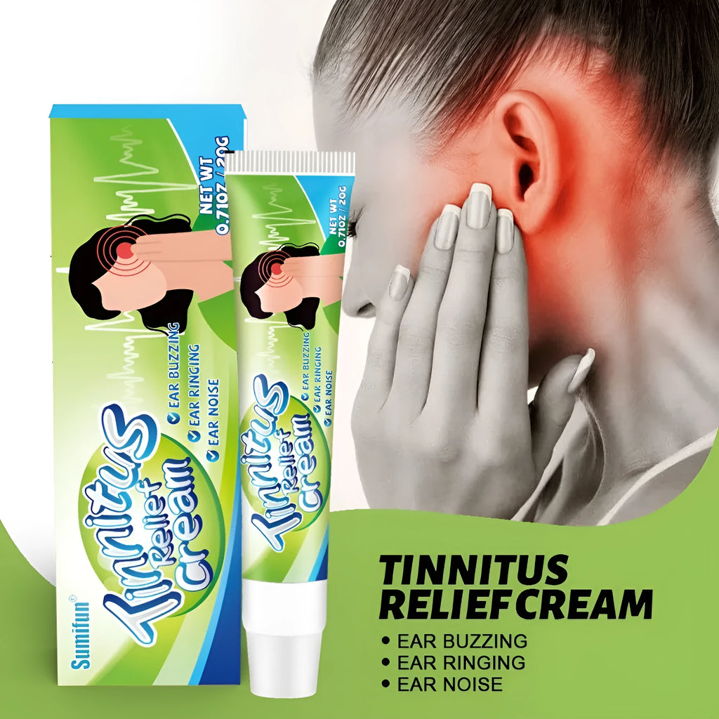 20g tube of ear health cream for external tinnitus and ear pain treatment