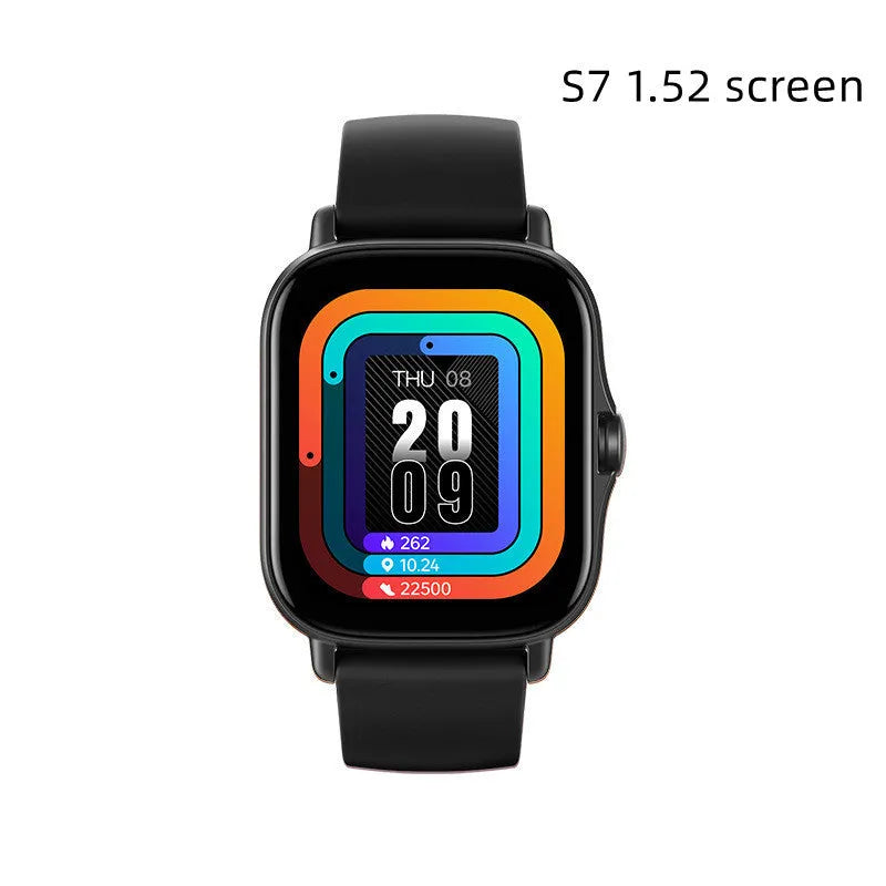GT20 smartwatch with alloy case and silicone band showing health metrics on 1.75-inch screen