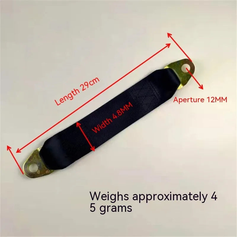 Electric door limit fixing strap with screw nut in three style options