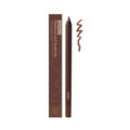 Black waterproof eyeliner pen with fine 0.5mm tip on a white background.