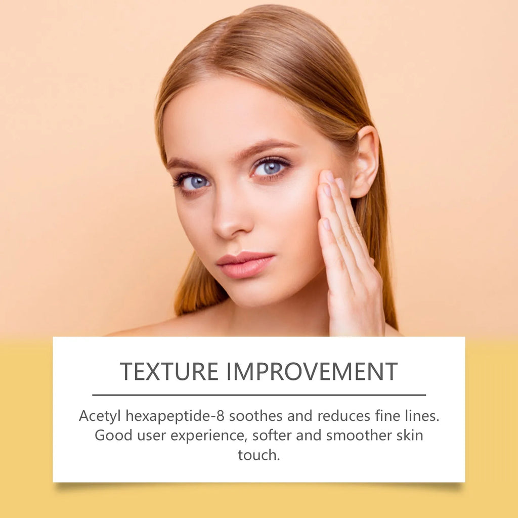 50g pot of neck care cream with hyaluronic acid and collagen formulation