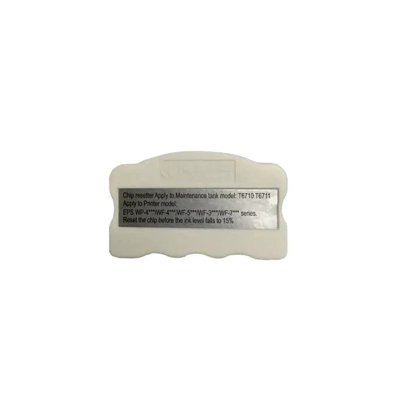 Epson waste ink tank resetter for T6710 T6711 maintenance box chip decoder with red/green indicator light.