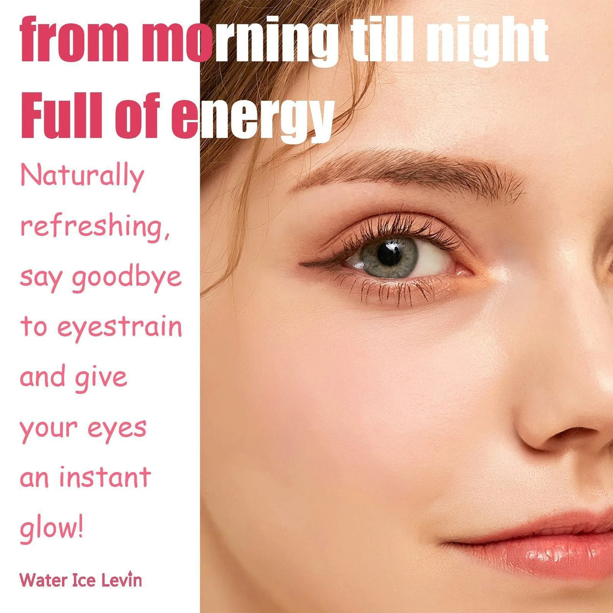 Caffeine eye cream 5g tube for reducing fine lines and dry lines, universal skin type