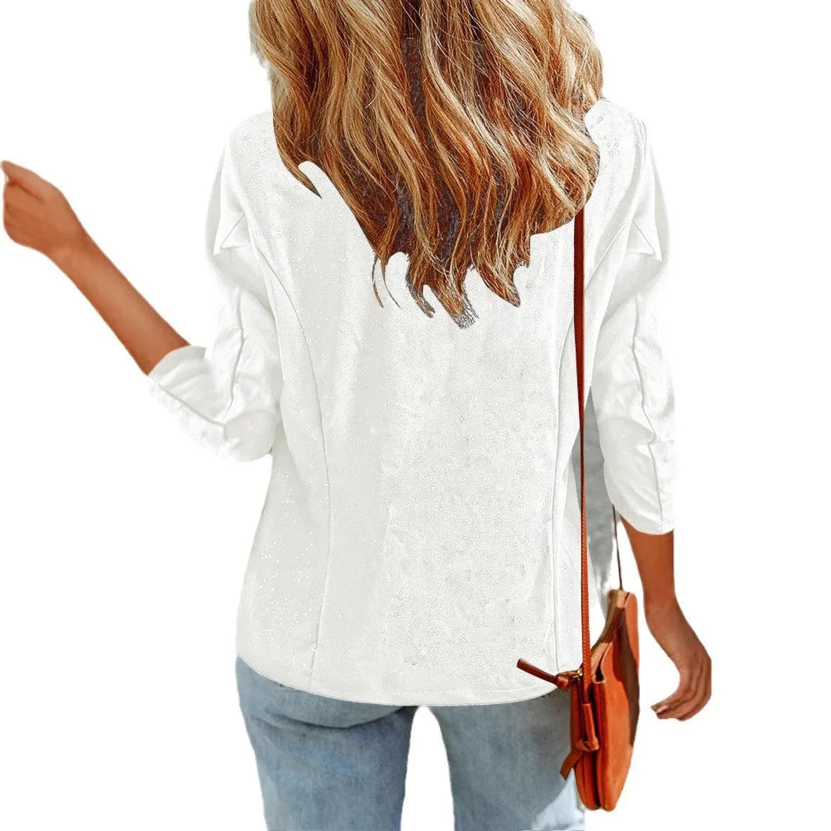 Slim-fitting cardigan jacket on a hanger, shown in black, white, and wine red colour options.
