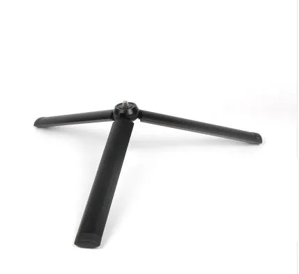 Black aluminium alloy mobile phone tripod handheld stabiliser compatible with iPhone