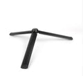 Black aluminium alloy mobile phone tripod handheld stabiliser compatible with iPhone