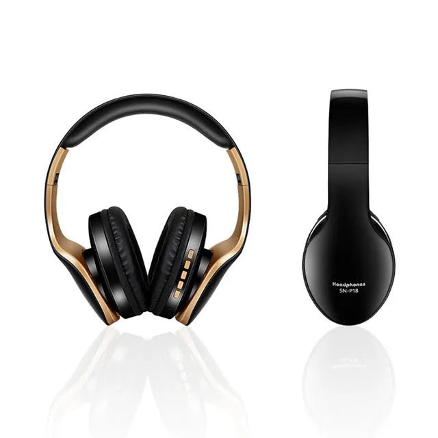 HobbyLane Bluetooth wireless headset with over-ear design and built-in microphone