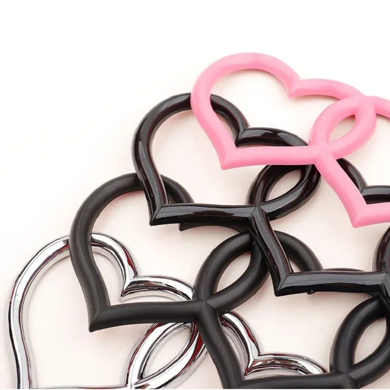 Love heart body sticker with four-ring tail design 22 cm length