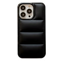 Candy Down Jacket Shape iPhone case in solid colour showing TPU+PC construction