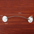 Child crash limit window safety lock and refrigerator limiter made from PPA and stainless steel, with nine style options for childproofing