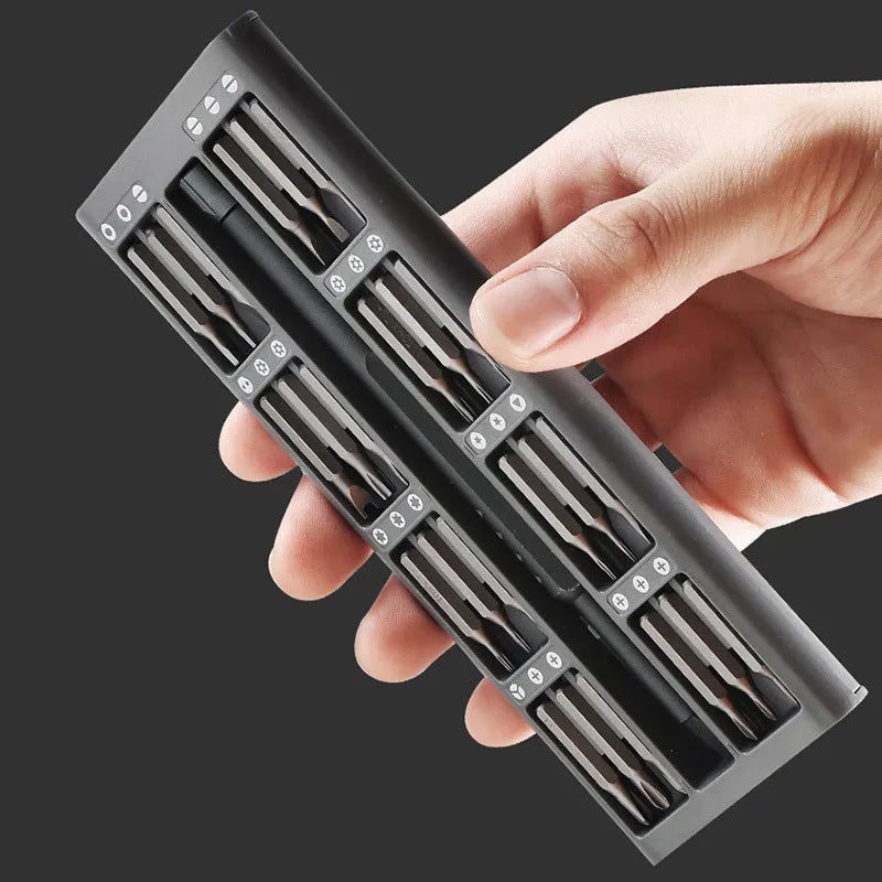 49-piece magnetic screwdriver set with nickel aluminium bronze bits for mobile phone disassembly