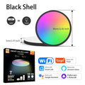 Graffiti WiFi smart ceiling light with RGB colour modes and simple modern design for bedroom