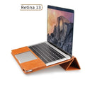 Brown imitation leather liner bag for 13.3-inch MacBook Pro, compatible models