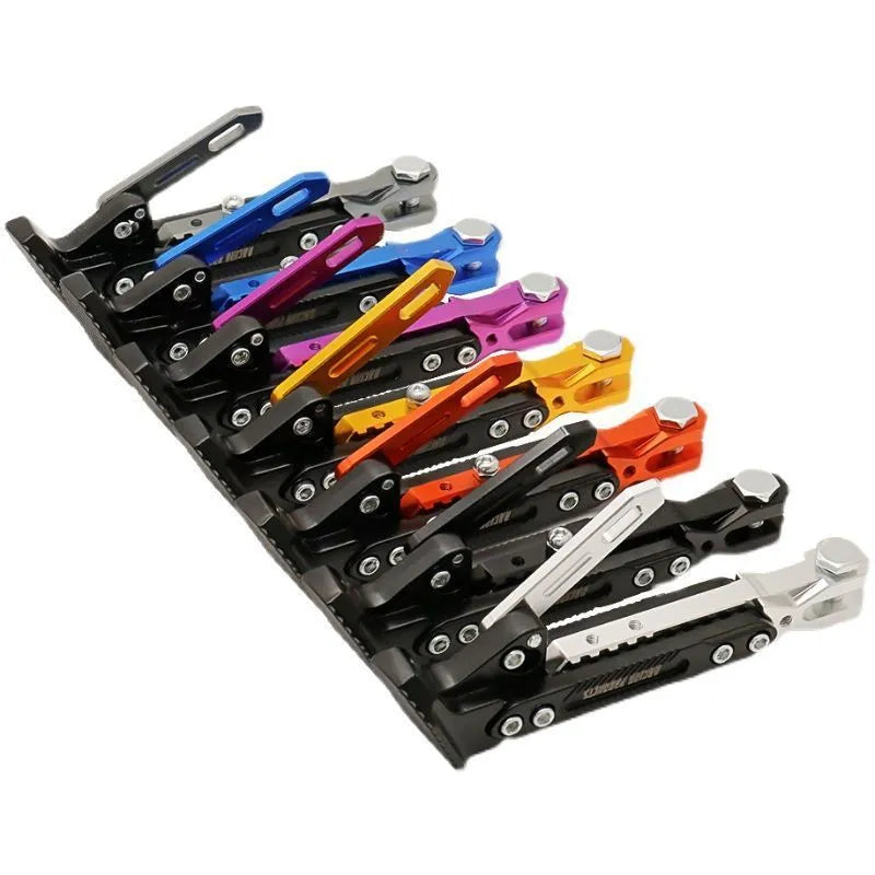 Aluminium alloy foot brace for electric car motorcycle anti-fall protection baked paint finish multiple colours