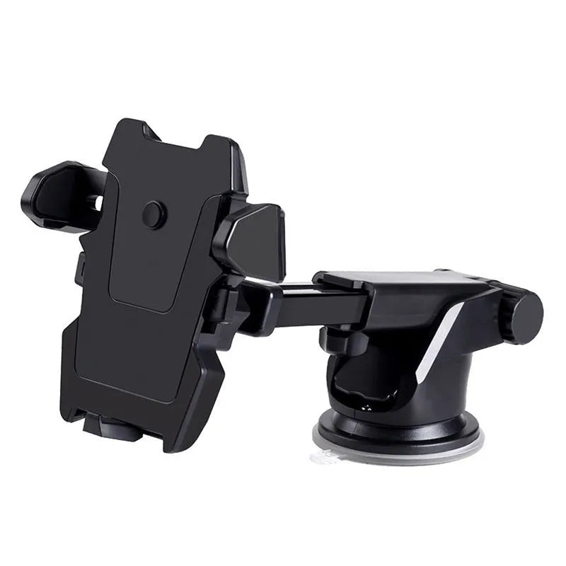 King Kong style car centre console phone stand holding a mobile phone on dashboard