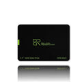 J11 2.5-inch SATA solid state drive in a black plastic case showing capacity label options.