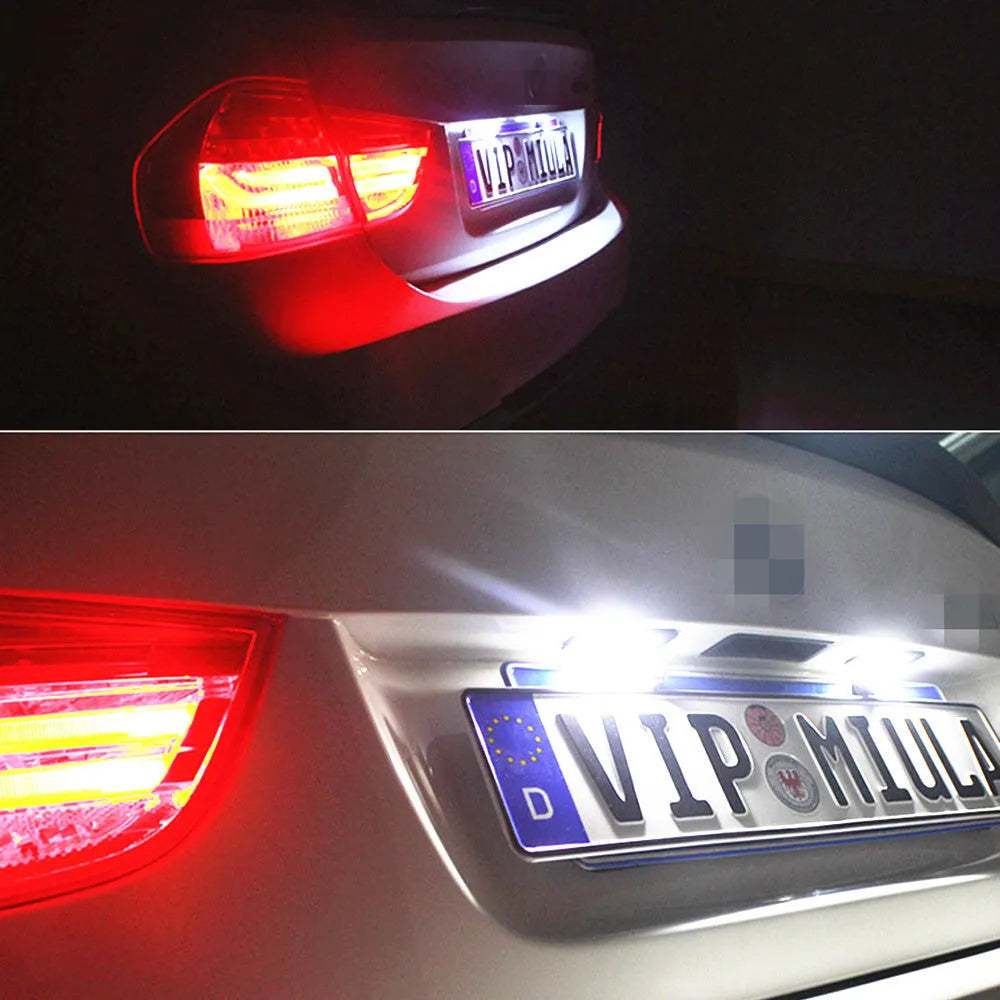 Volkswagen LED licence plate light bulb with SMD LEDs and Canbus decoder for Golf, Polo, Phaeton.