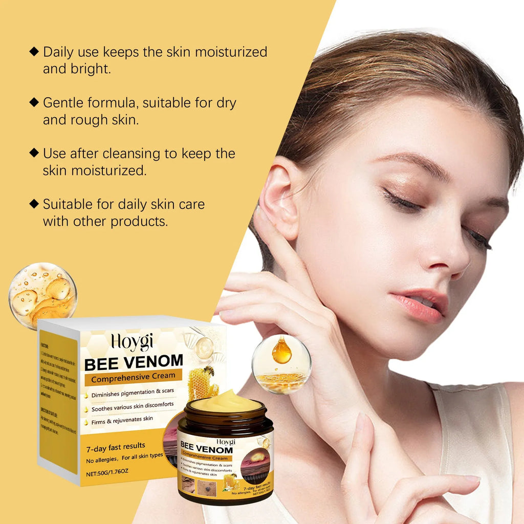50g pot of neck care cream with hyaluronic acid and collagen formulation