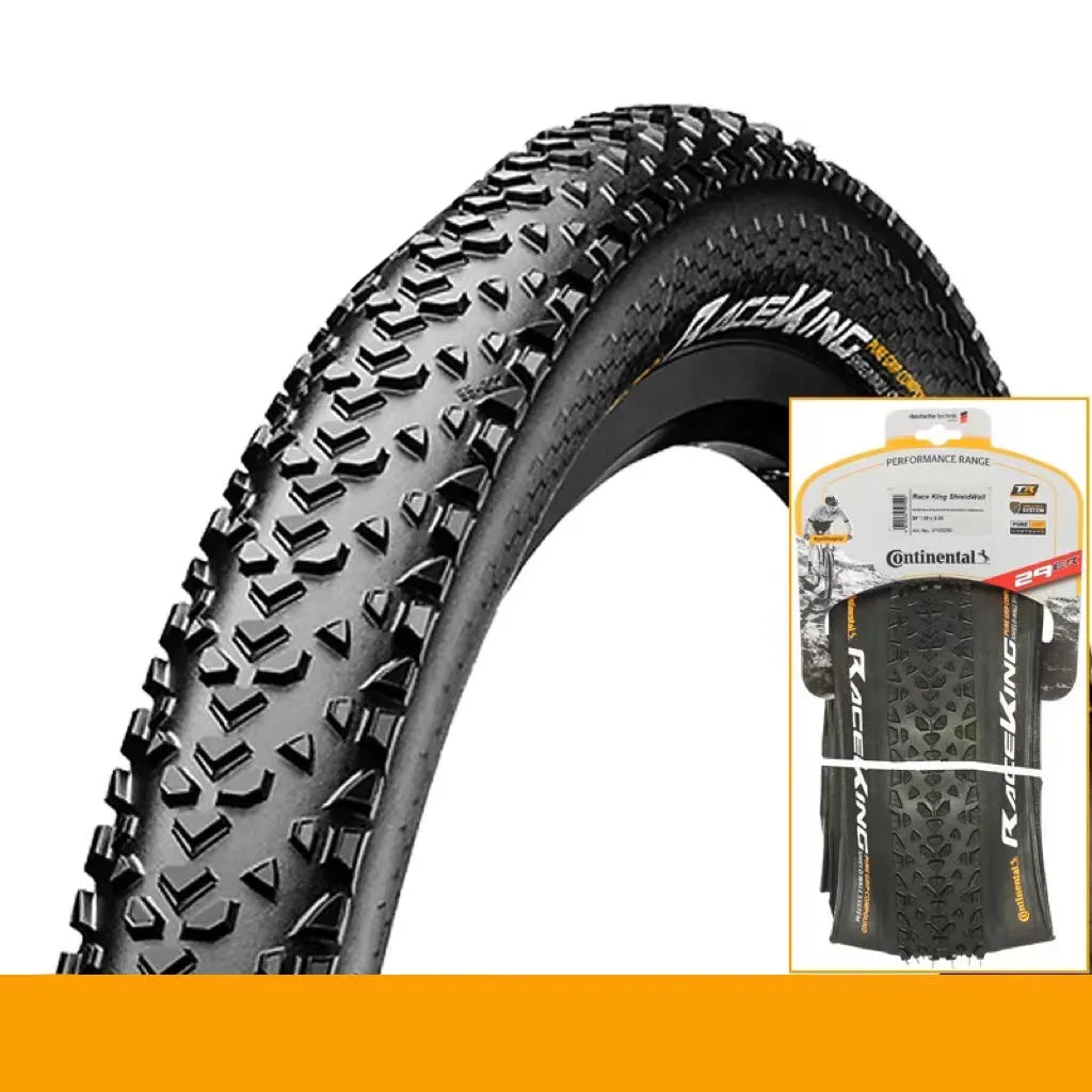 Mountain bike outer tyre in yellow or white with folding or steel wire bead for 26, 27.5 or 29-inch wheels