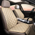 Ringer plush cotton car seat cushion shown in a choice of colours for winter comfort.