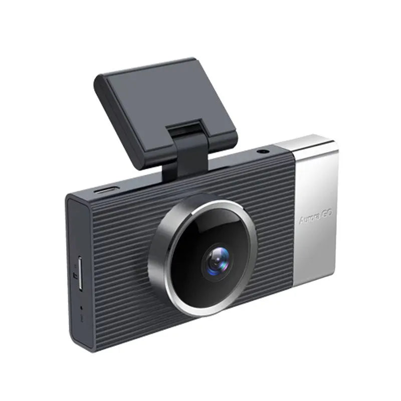 Wi-Fi enabled three-lens driving recorder with 3-inch screen and push-button controls