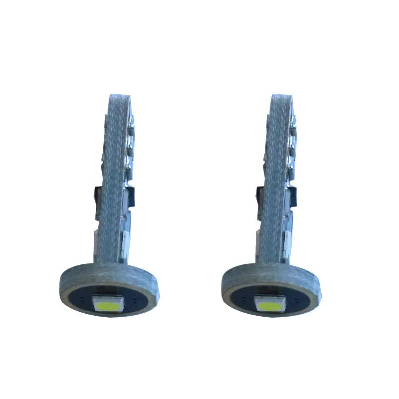Blackboard white T10 W5W LED car light bulb with 6000K white light output