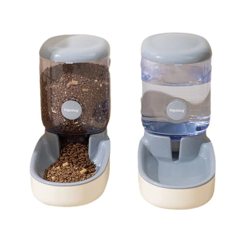 Second generation 3.8-litre automatic pet drinker and feeder in grey, blue, pink or green colour