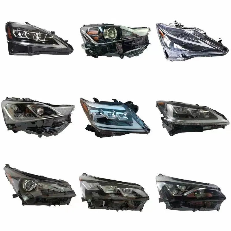 Black ABS plastic passenger-side replacement headlight assembly for Hyundai Veloster.