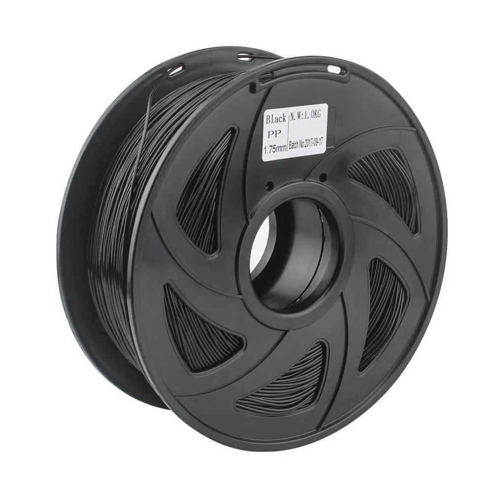 TPU 3D printing filament for rapid prototyping and 3D printing pens, available in black or white