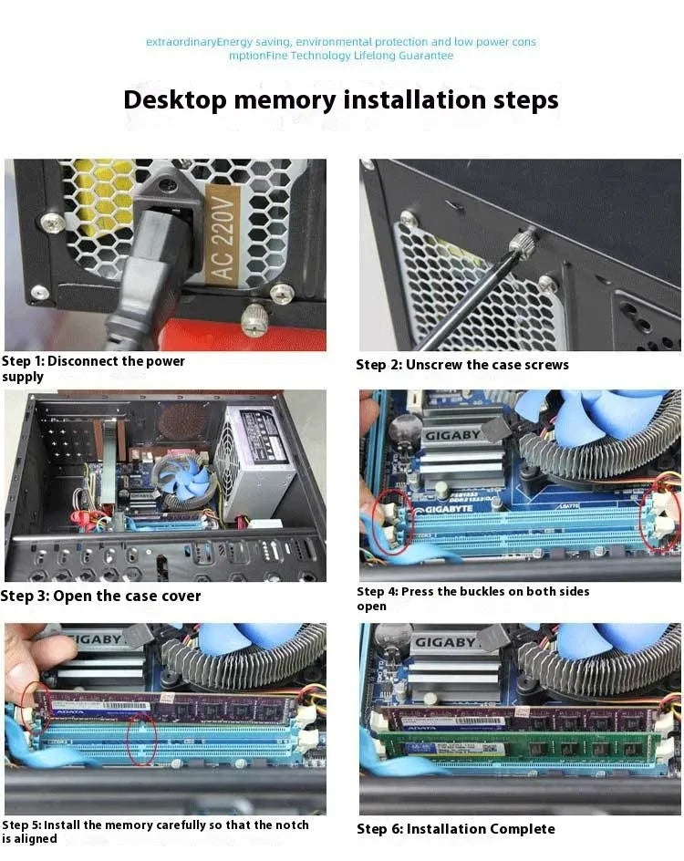 4GB DDR3 desktop memory module with 1600MHz frequency for PC computers