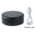 Car mounted solar air humidifier in black colour installed on vehicle air conditioning outlet