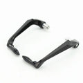 Motorcycle brake and clutch lever guard with anti-fall horn protection, 19 x 15 x 3cm, in eight colour options.