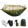Mosquito net hanging hammock double layer mesh with rope for camping outdoor insect protection